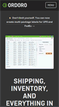 Mobile Screenshot of ordoro.com