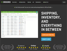 Tablet Screenshot of ordoro.com